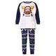 Family Matching Snowman Letter Christmas Pajamas Set