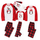 Family Matching Penguin Print Christmas Gamily Pajamas Set