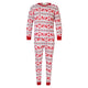 Family Matching Christmas Deer and Snowflake Pajamas Set