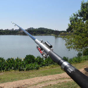 Automatic Telescopic Spinning Fishing Rod